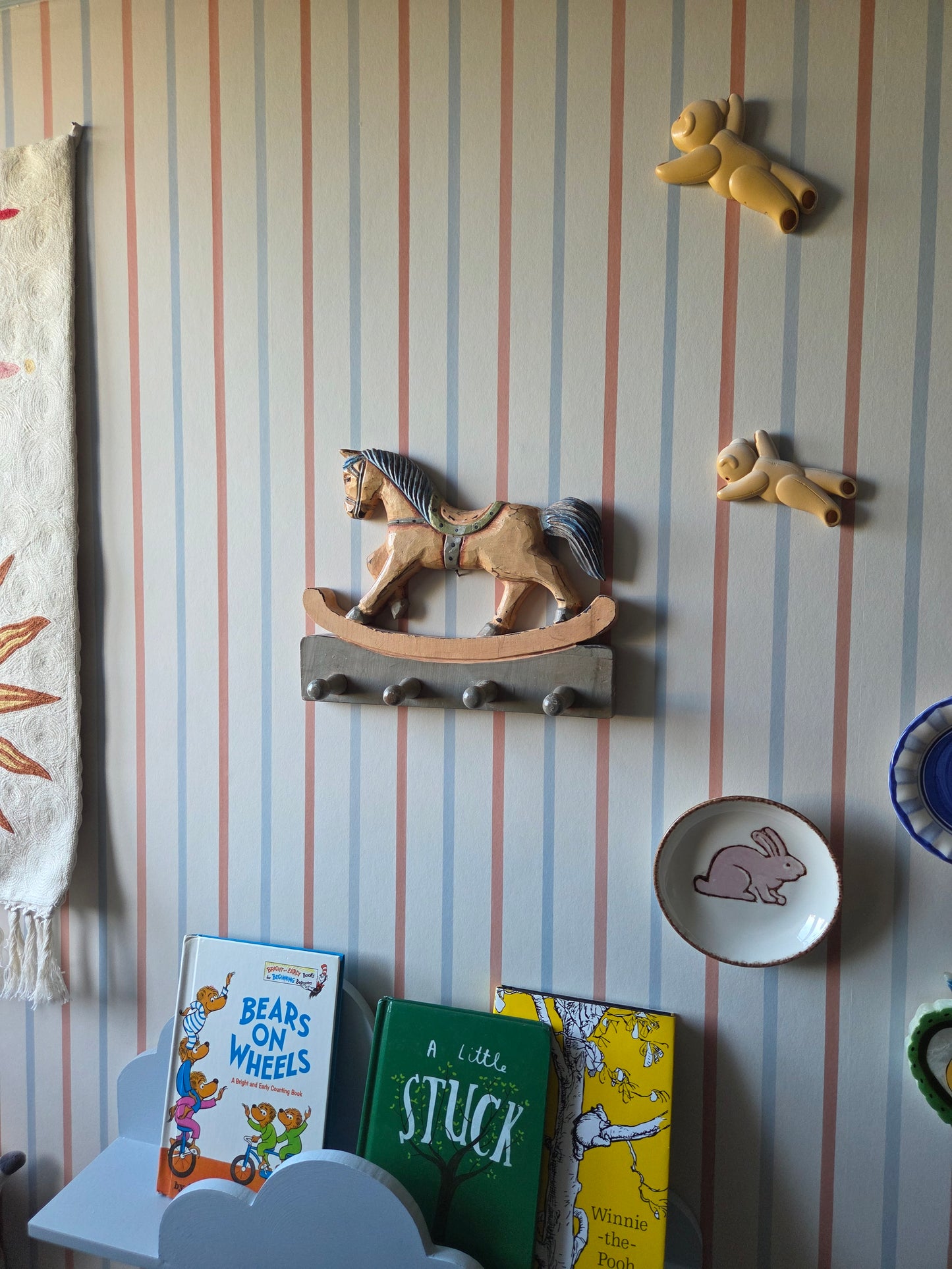 Vintage Rocking Horse Hooks