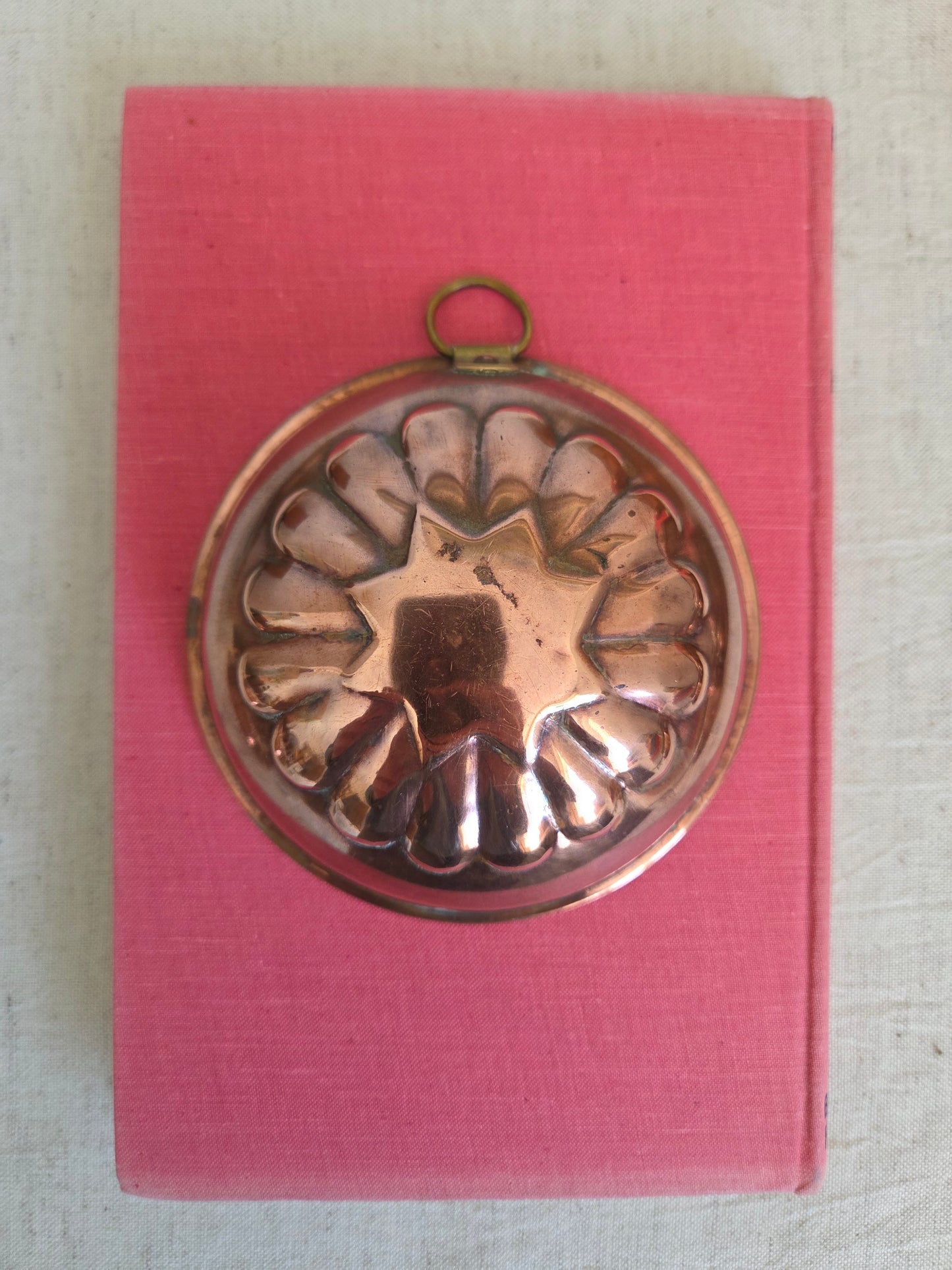 Small Vintage Swedish Copper Mould with Star