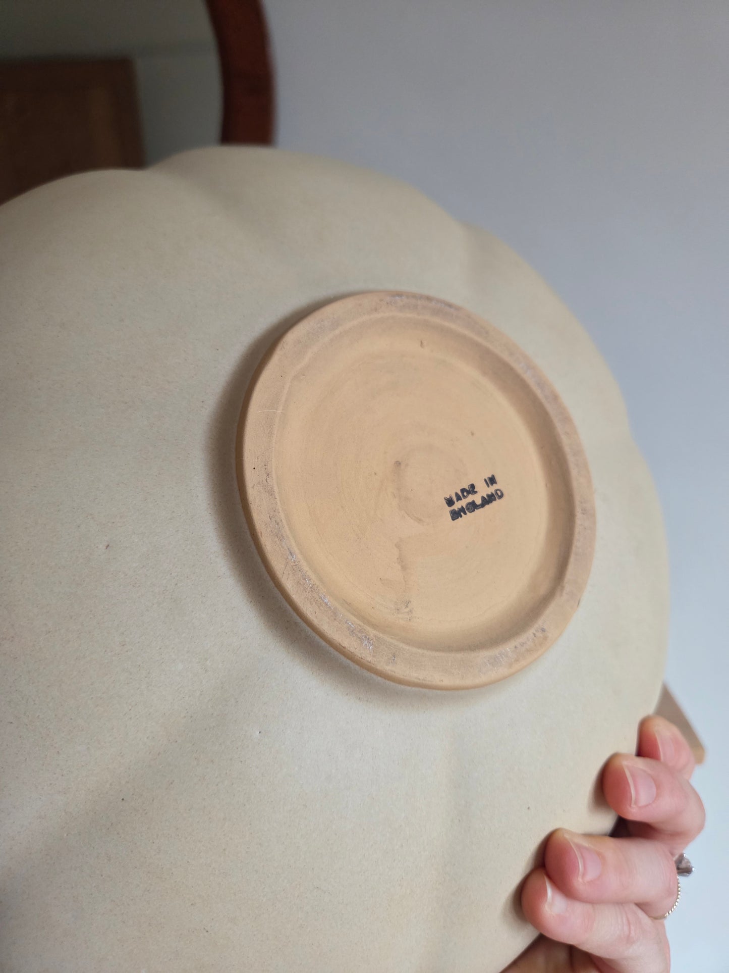 Vintage Studio Pottery Ombre Serving Bowl