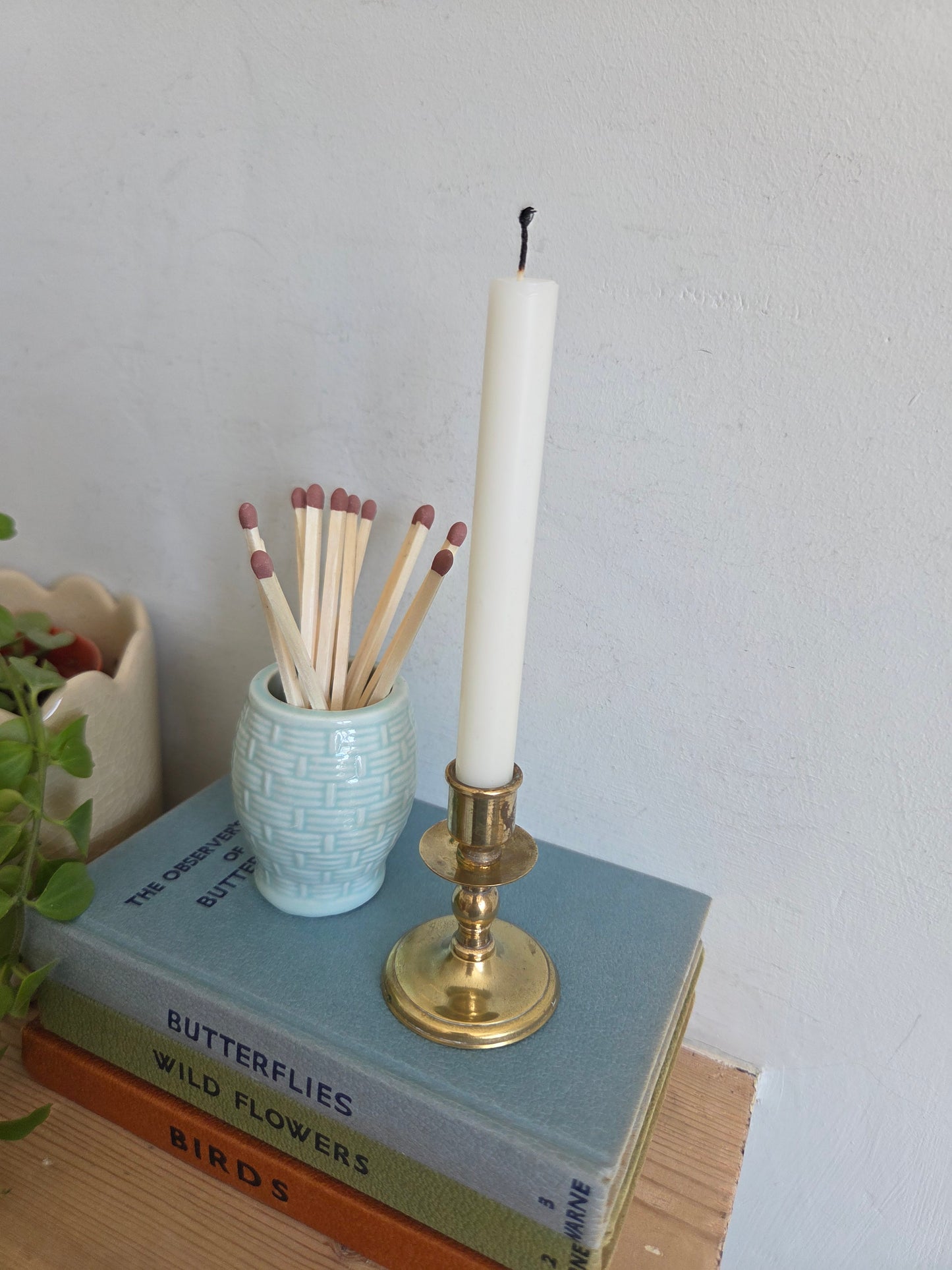 Mini Vintage Brass Candlestick