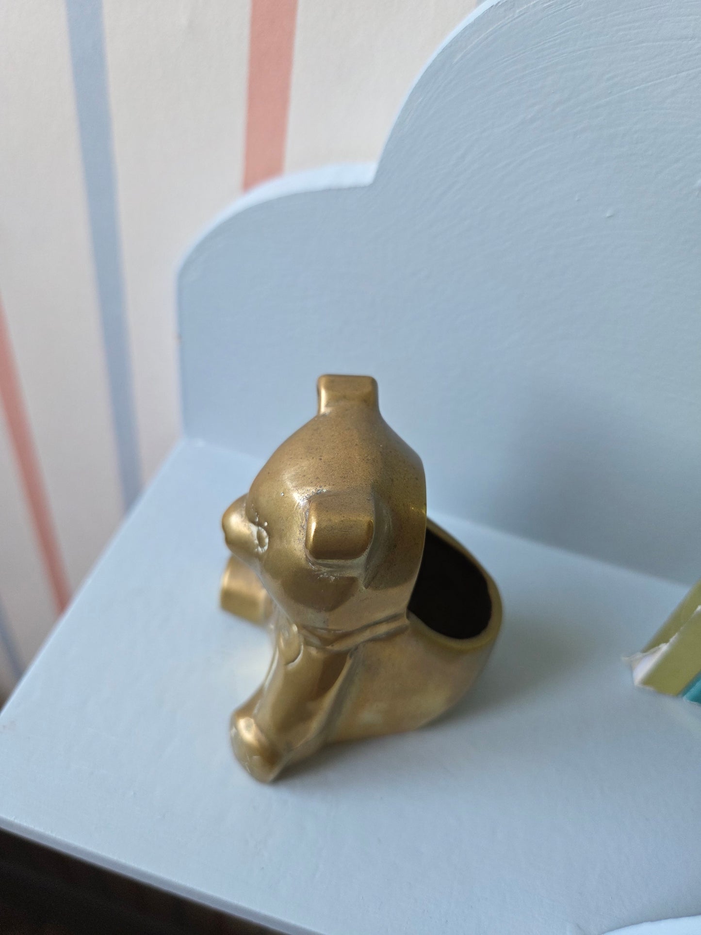 Brass Bear Pot