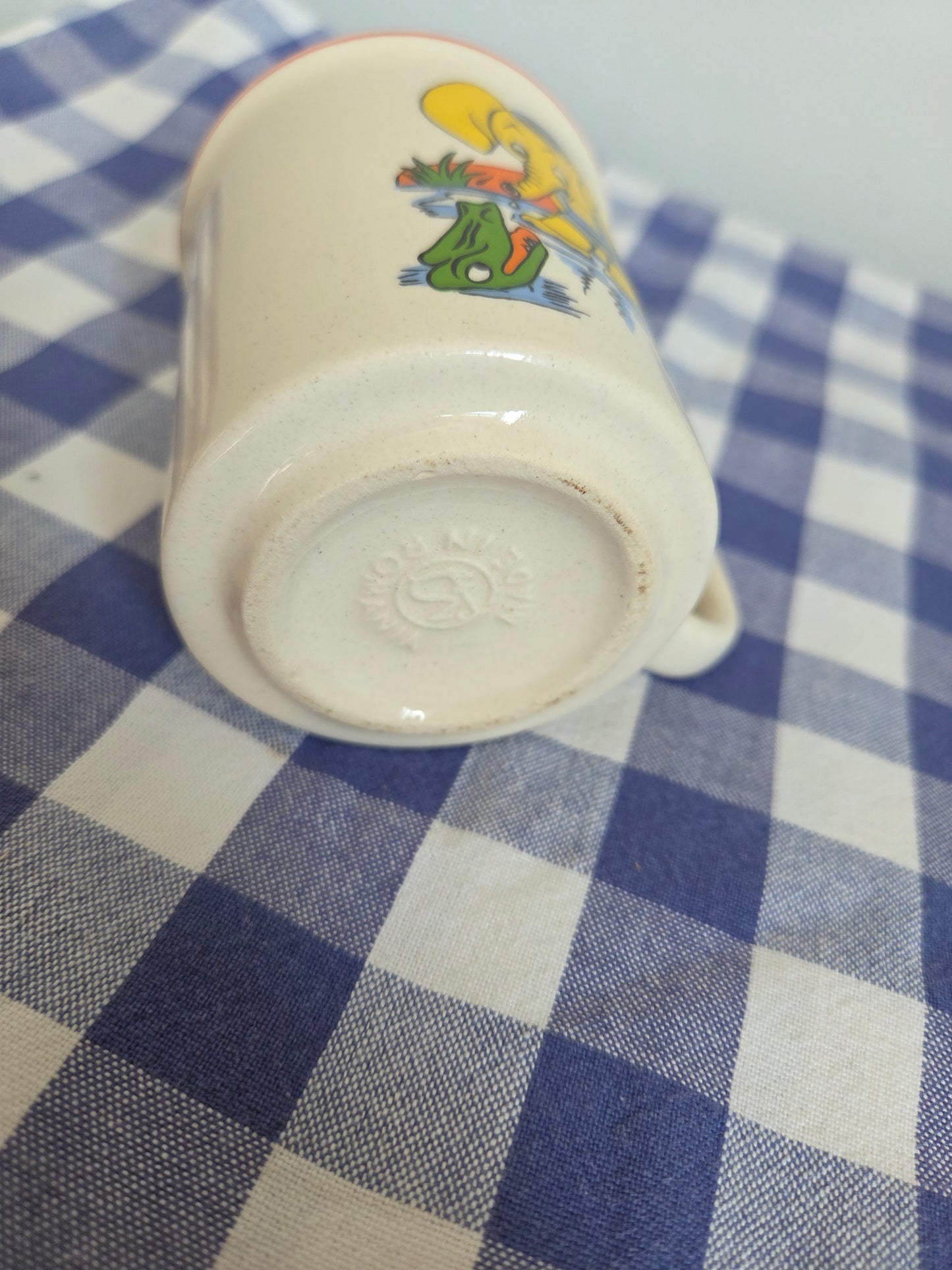 Vintage Child's Mug with Elephant