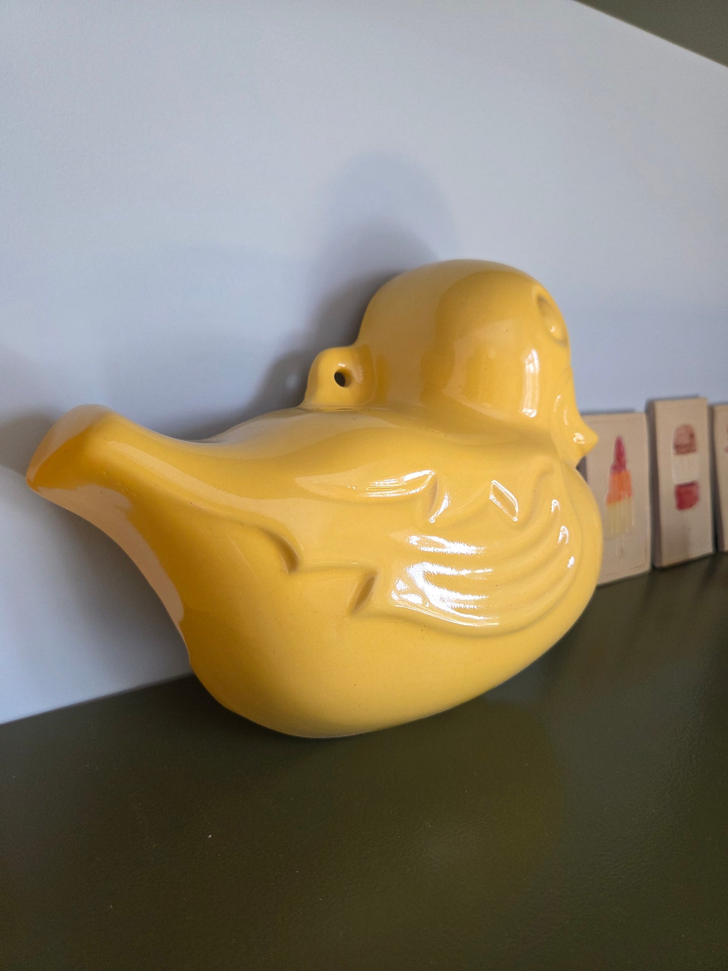 Vintage Yellow Wall Hanging Duck Mould