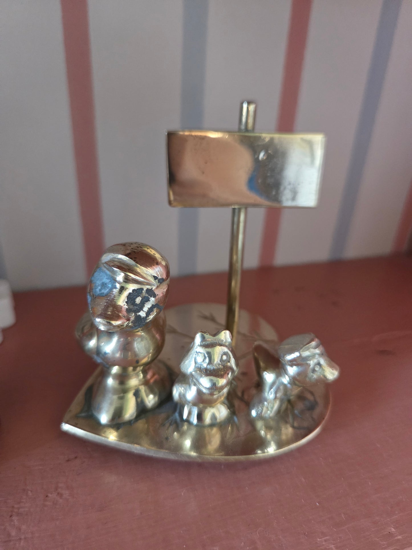 Three Brass Ducks Ornament