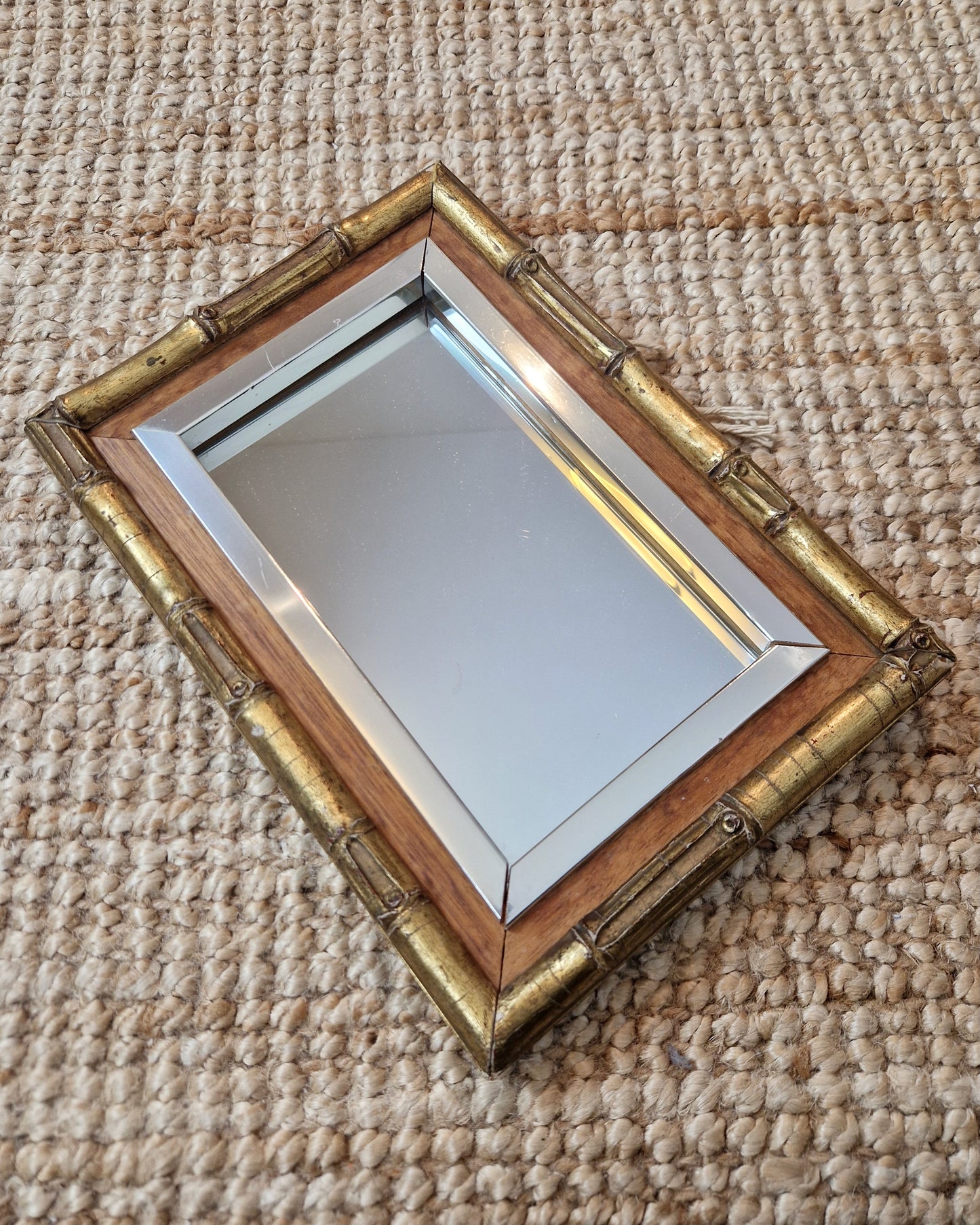 Gilded Bamboo Mirror