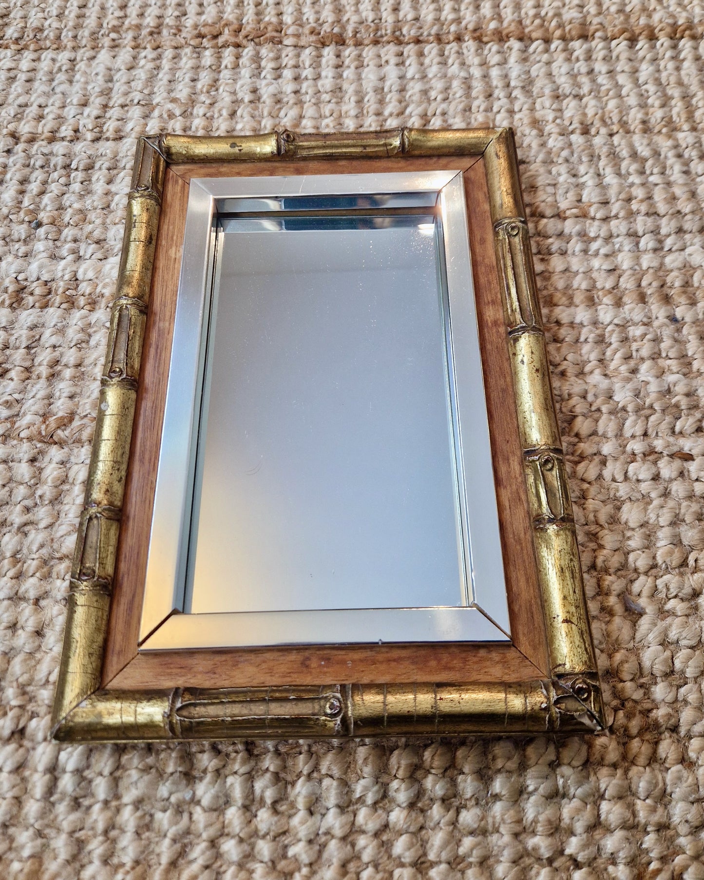 Gilded Bamboo Mirror