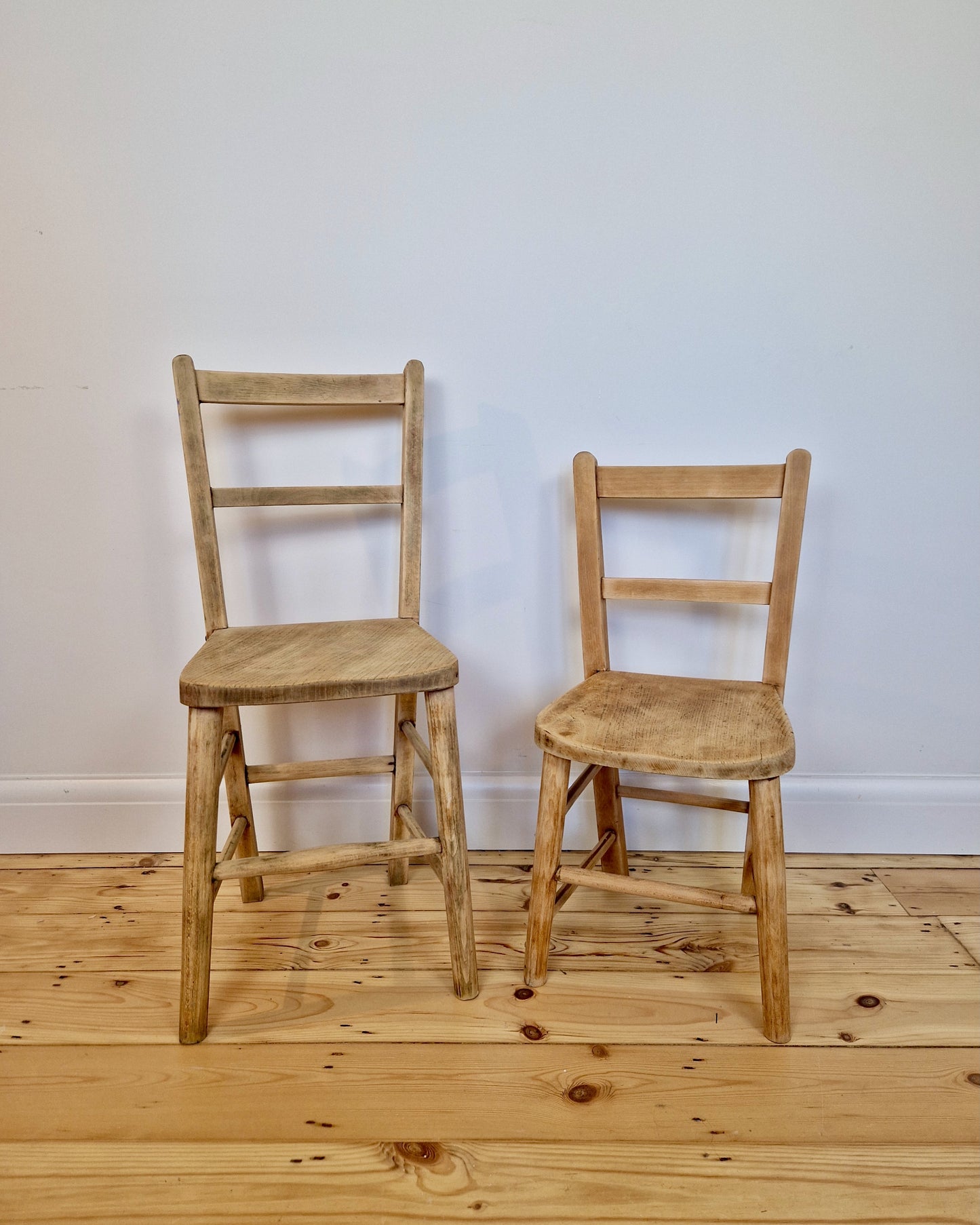 Vintage Wooden Children's Chair - Large