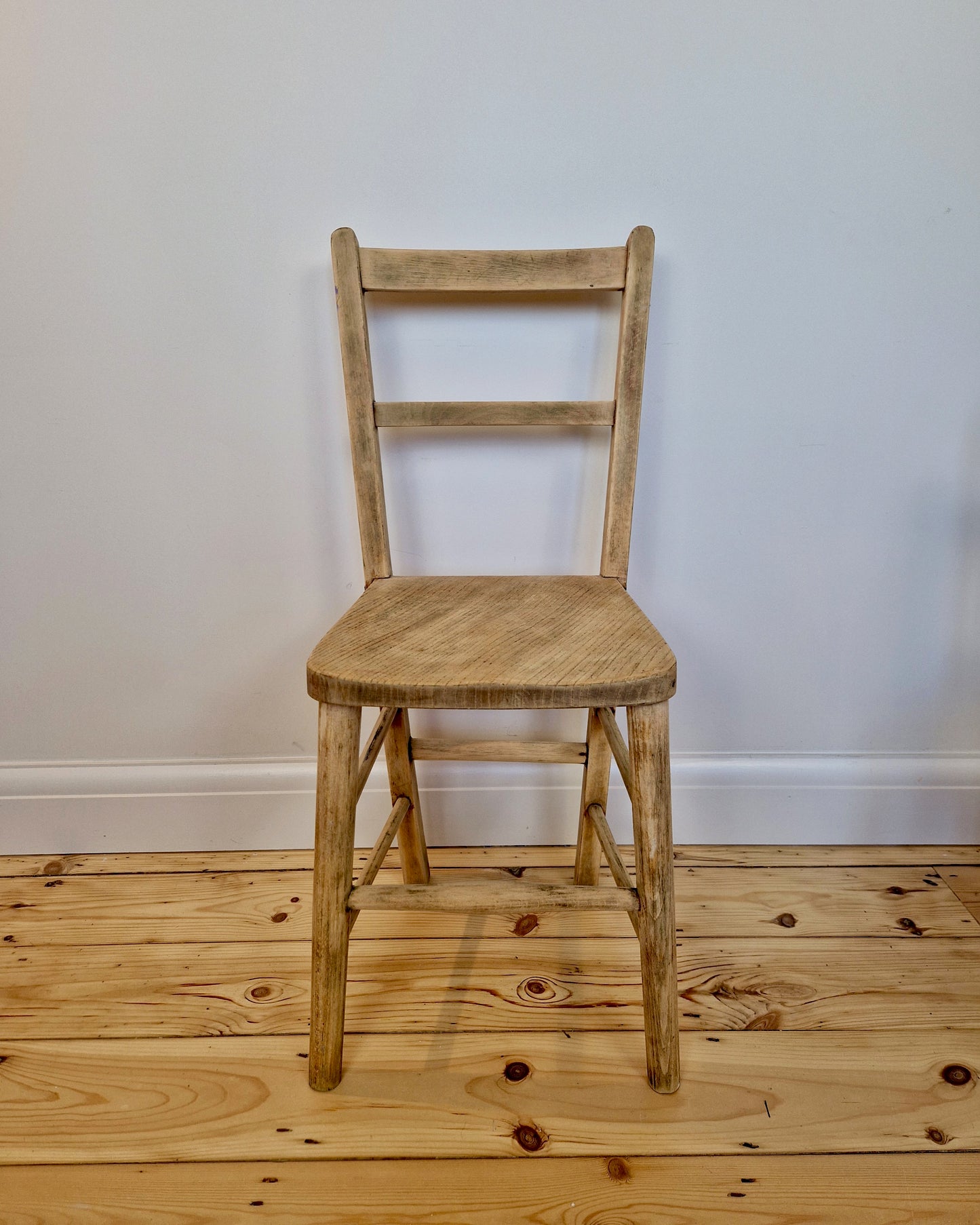 Vintage Wooden Children's Chair - Large