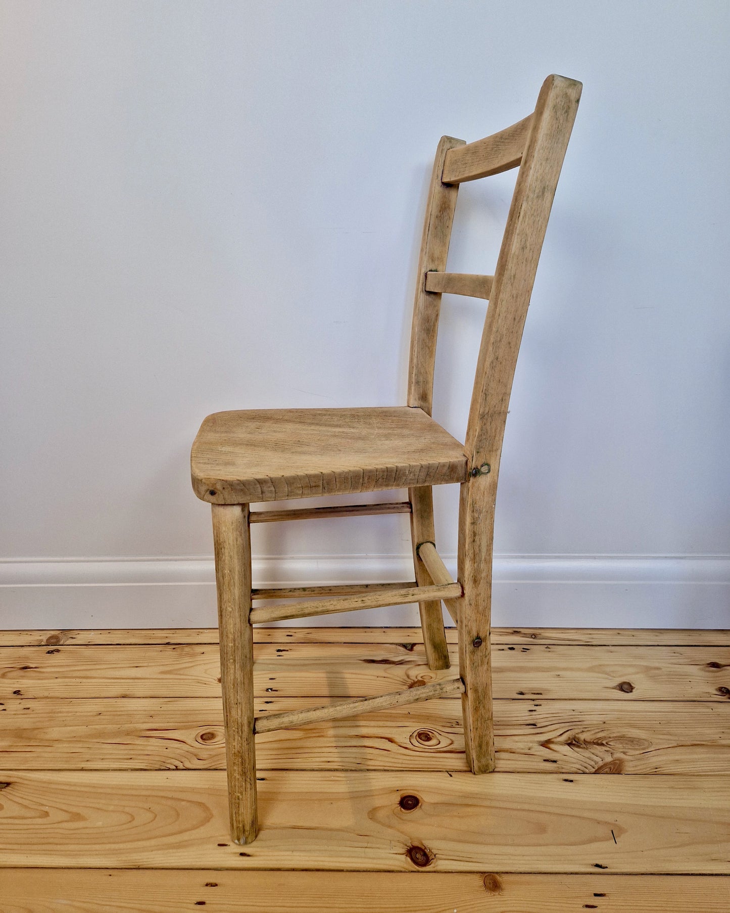 Vintage Wooden Children's Chair - Large