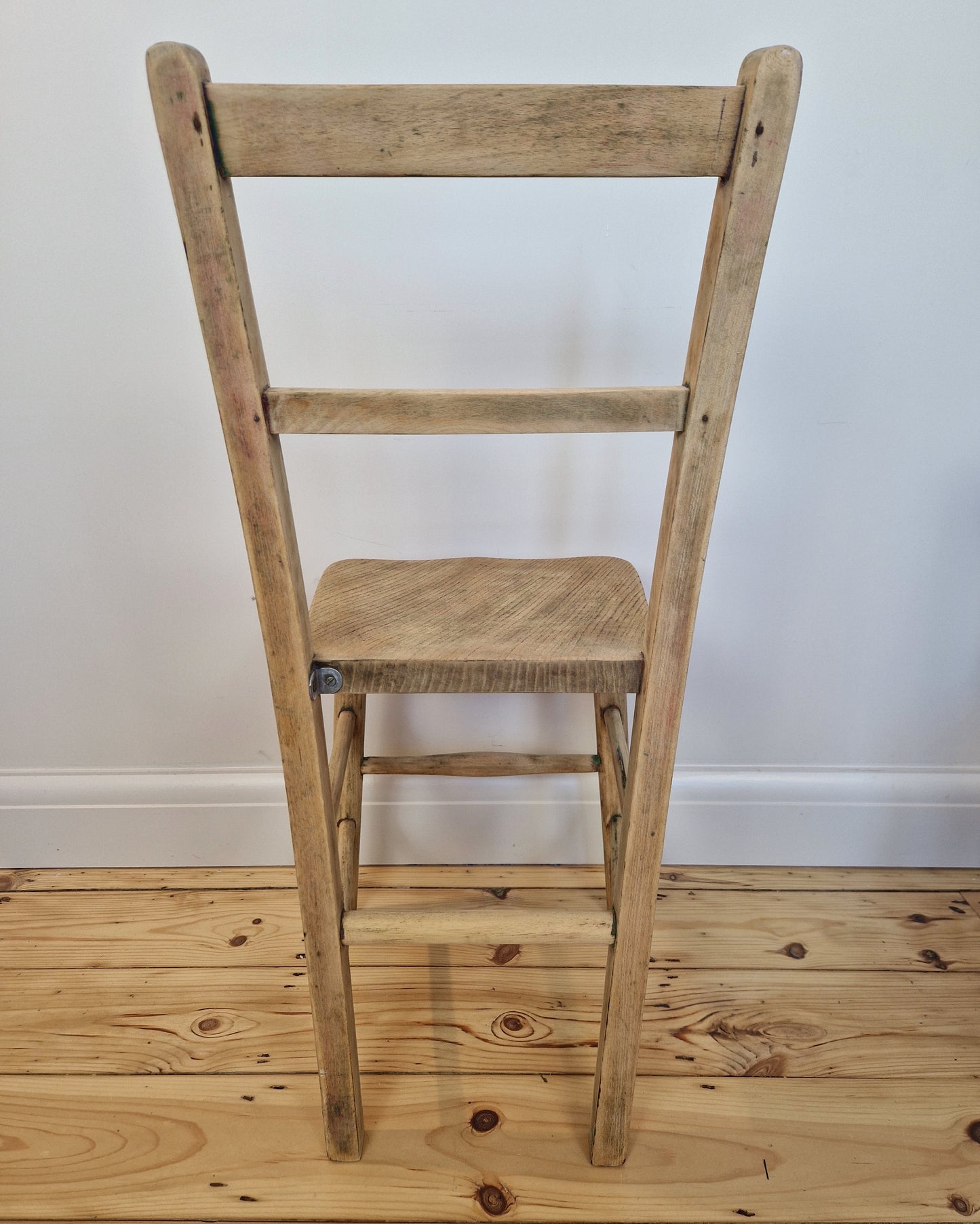 Vintage Wooden Children's Chair - Large