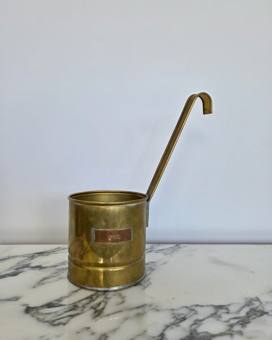 Copper and Brass Milk Ladle