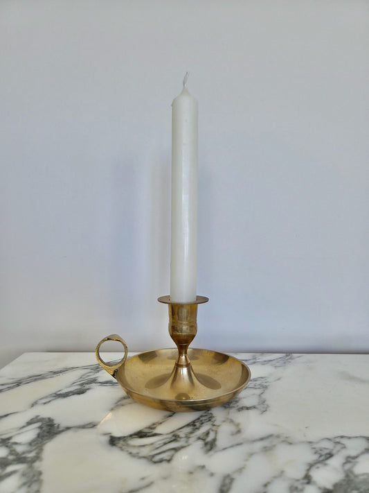 Brass Chamberstick Candlestick