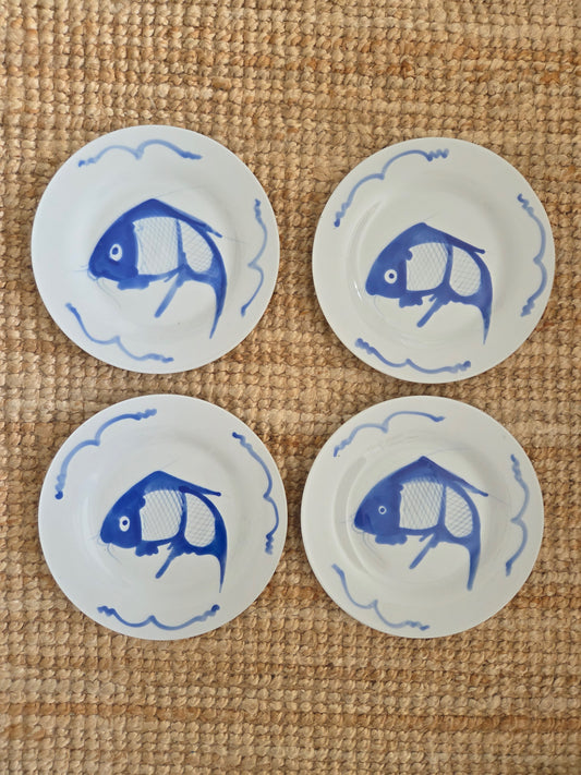 Hand Painted Fish Plate