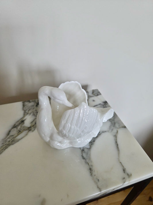 Ceramic Swan Dish