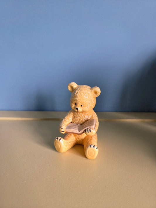 Vintage Ceramic Bear Ornament