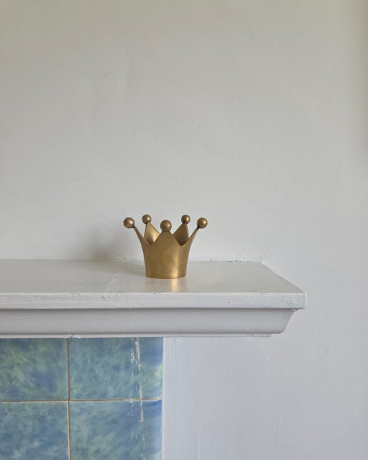 Brass Crown Tealight Holder