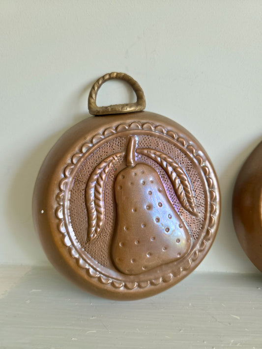 Copper Mould Pear Wall Hanging