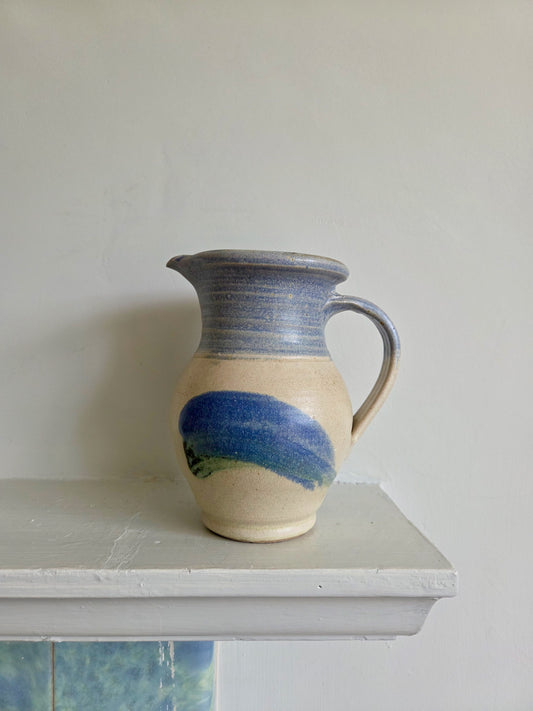 Vintage Jug with Blue Design