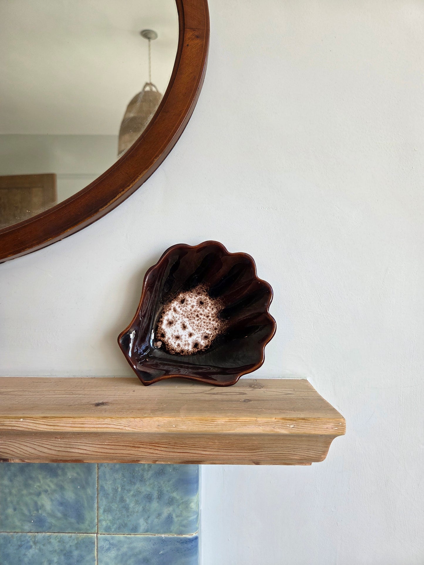 A Pair of Vintage Shell Dishes