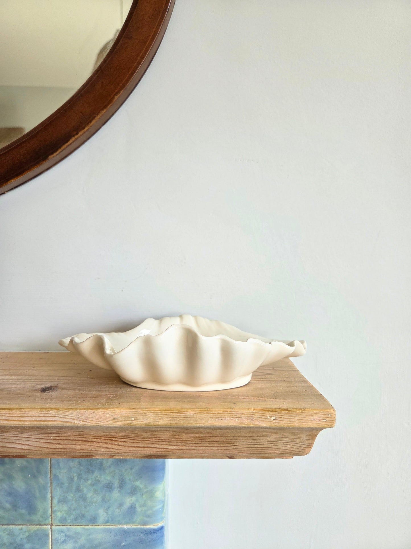Vintage Royal Creamware Shell