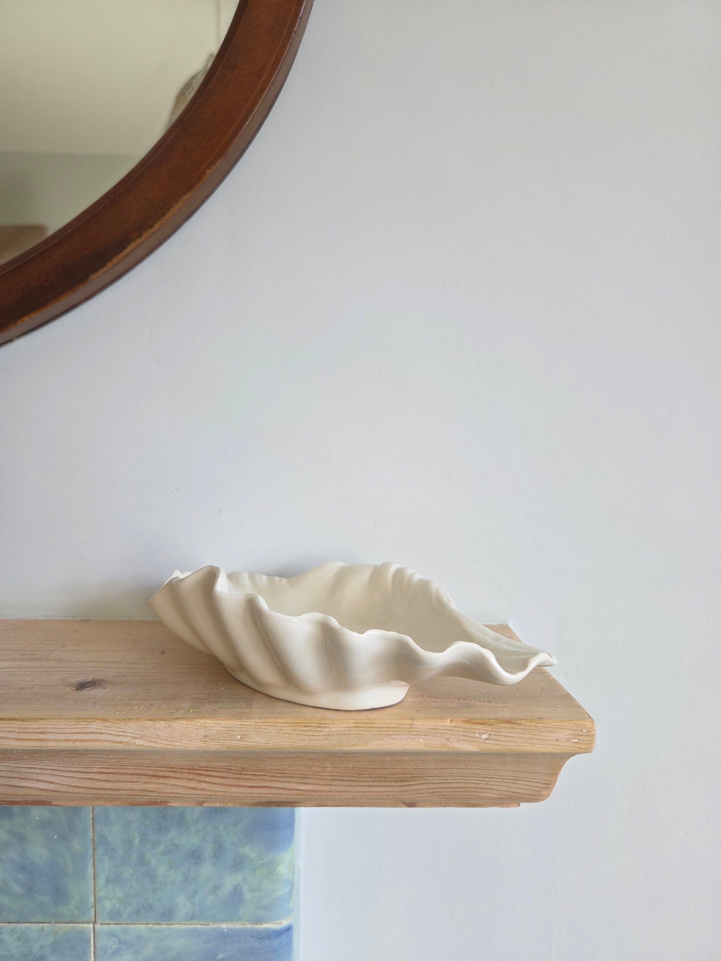 Vintage Royal Creamware Shell