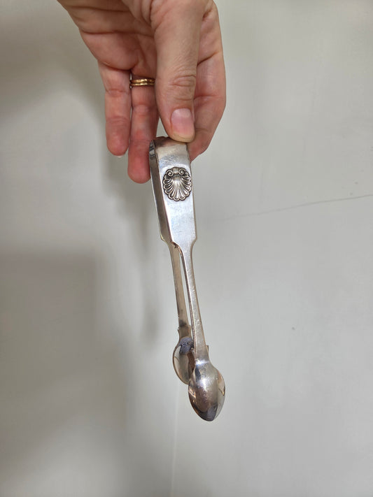 Silver Shell Tongs