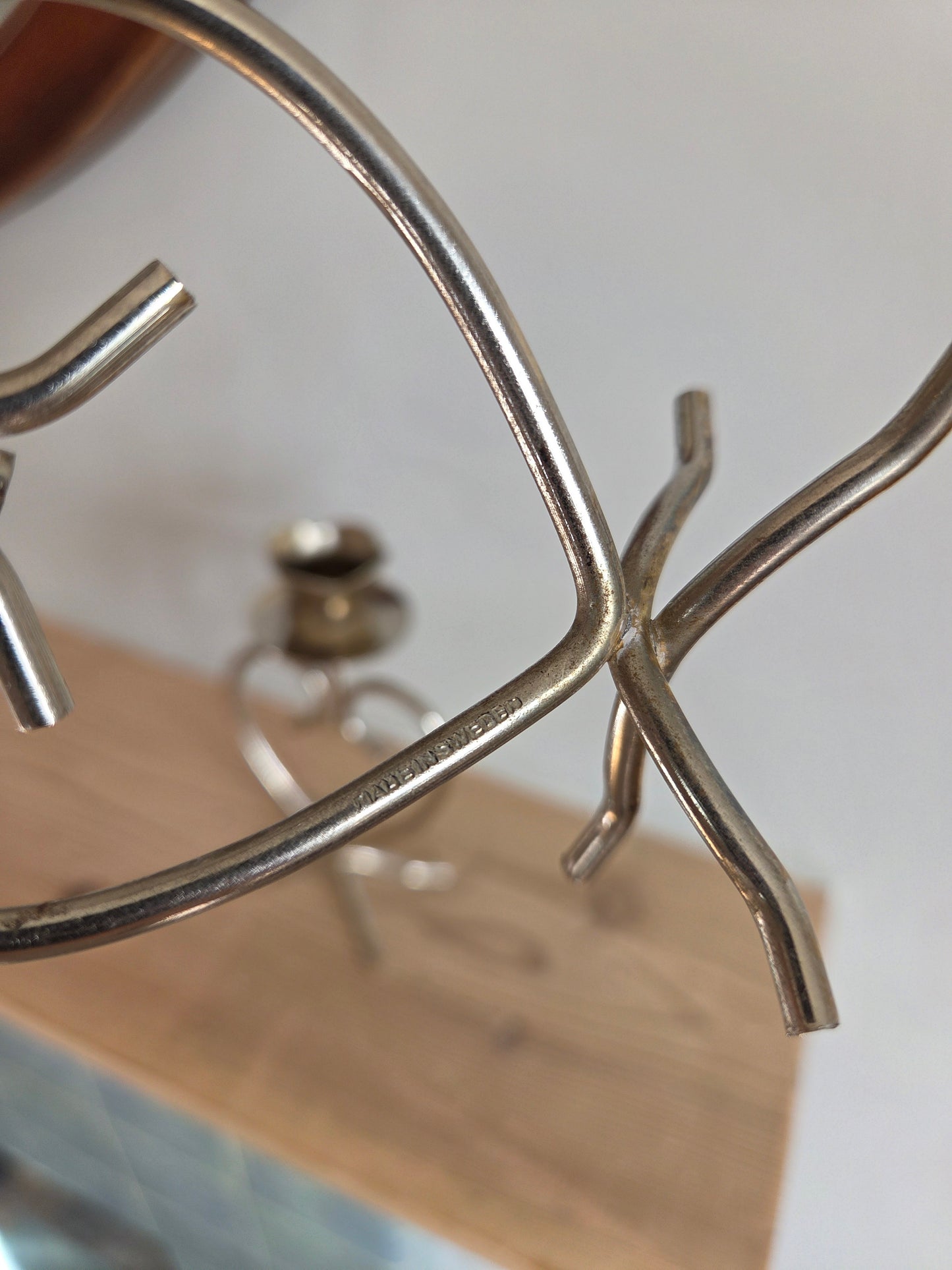 Pair of Swedish Heart Candlesticks