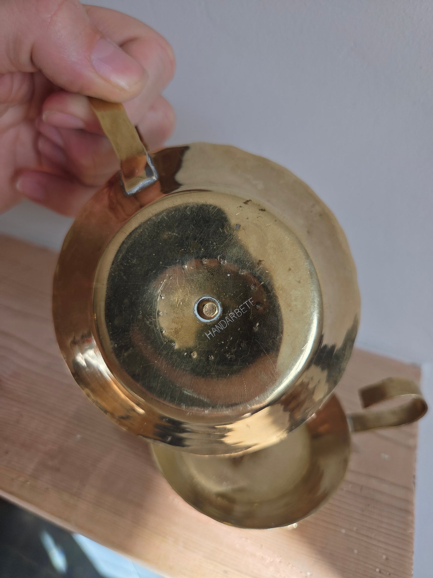 Pair of Swedish Handcrafted Mini Chambersticks