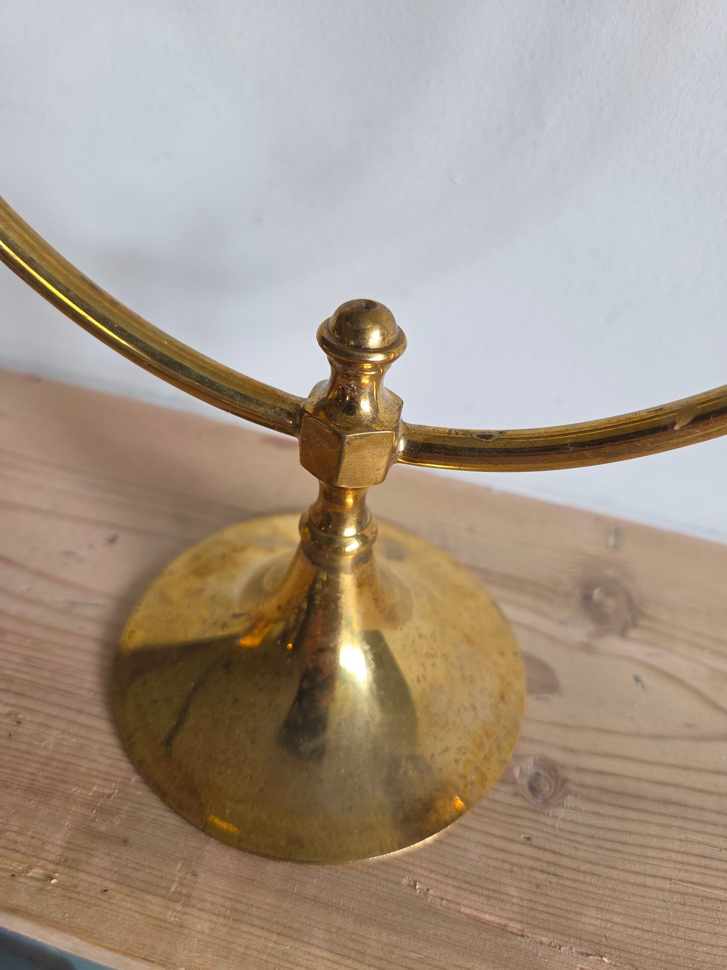 Double Brass Candleabra