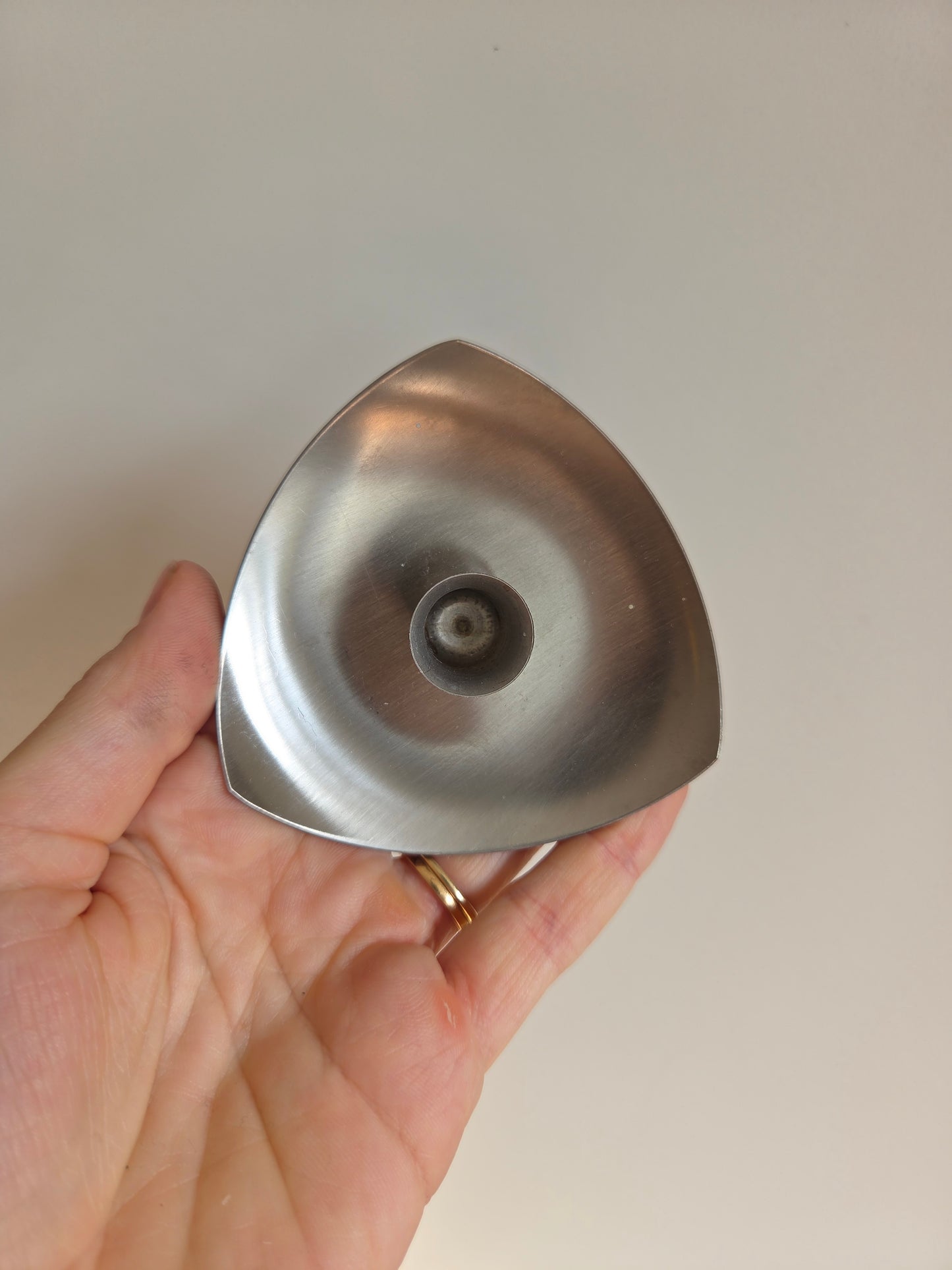 Set of Five Danish Steel Candleholders