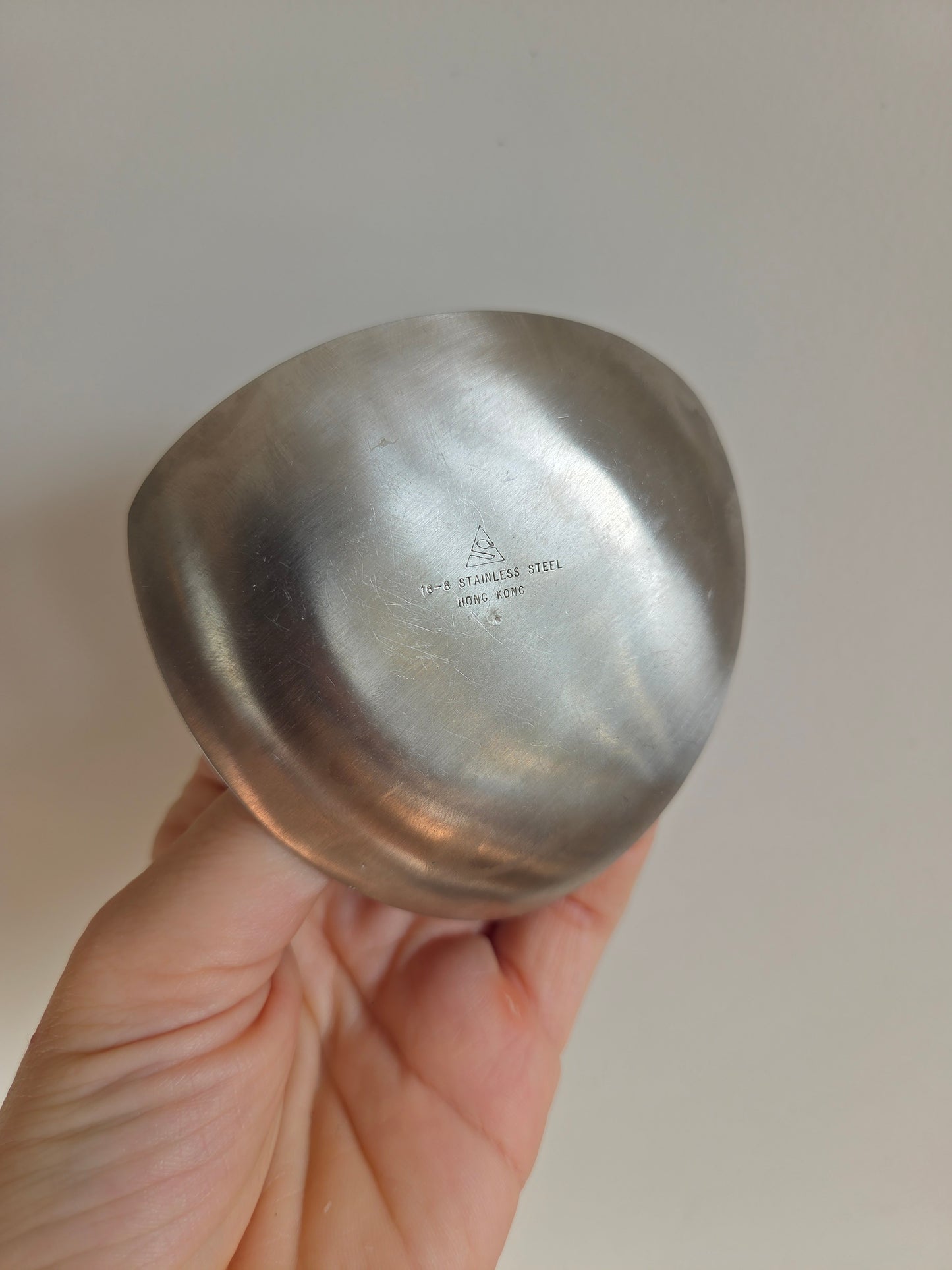 Set of Five Danish Steel Candleholders