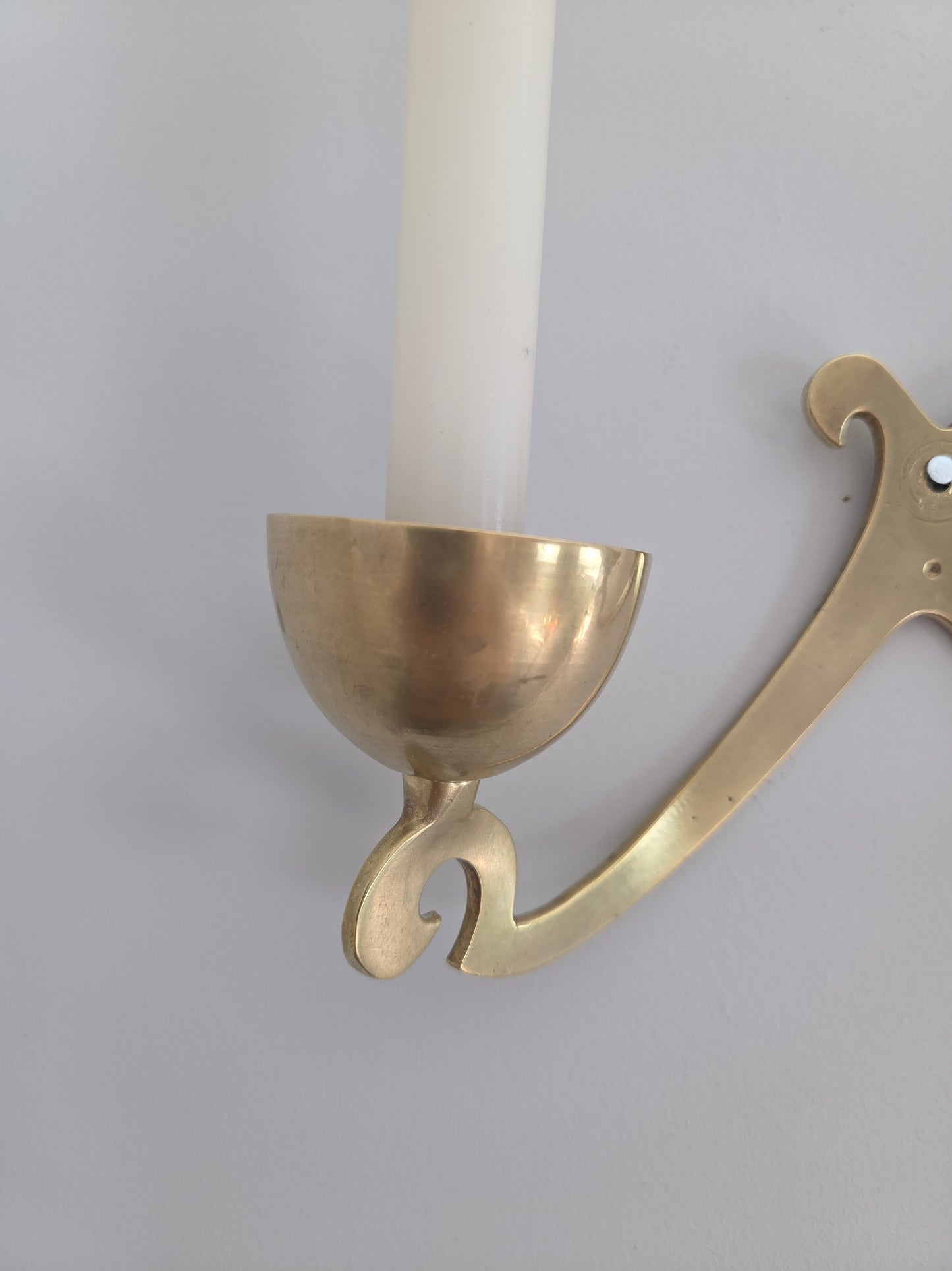 Vintage Brass Double Wall Sconce