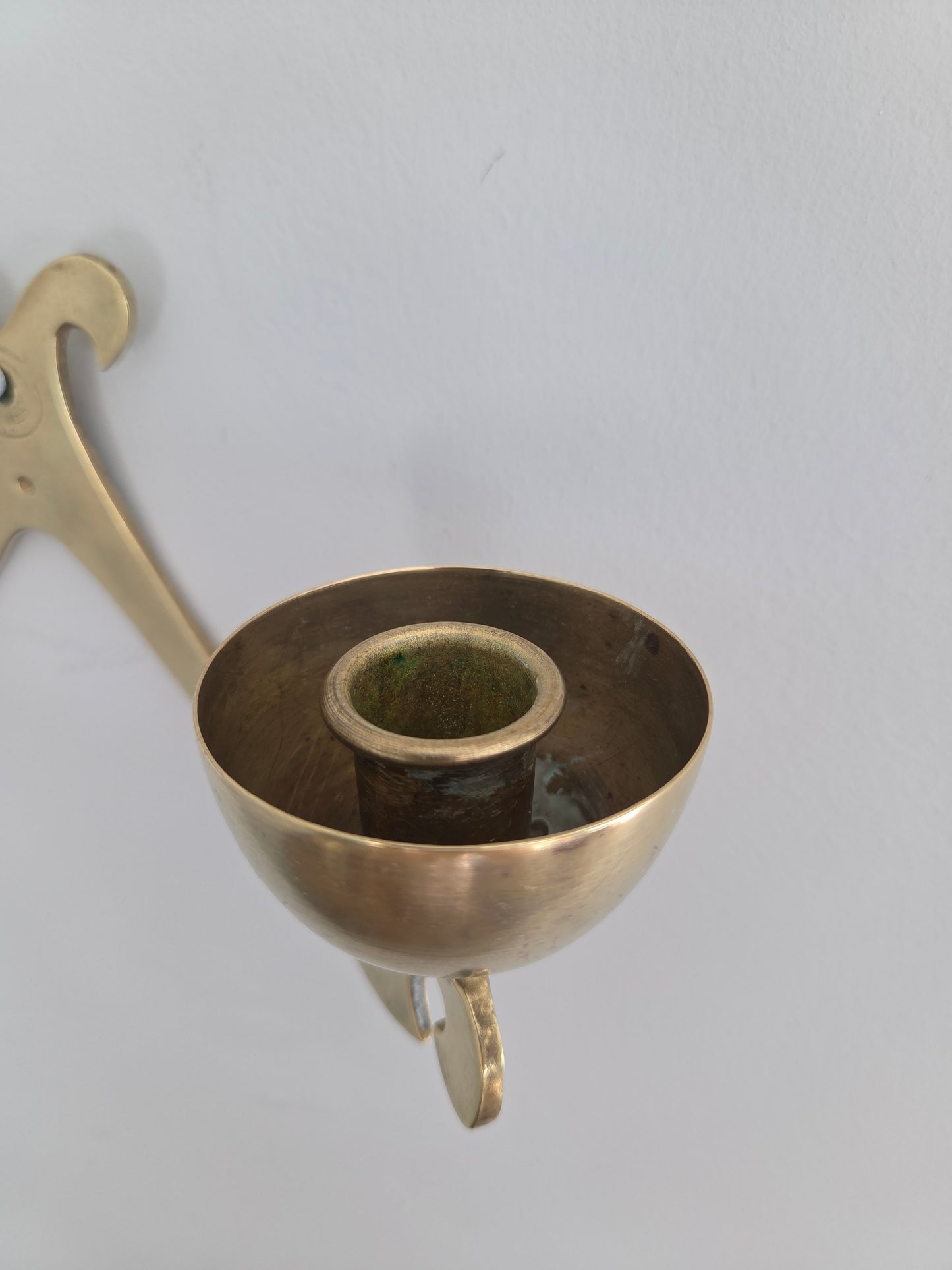 Vintage Brass Double Wall Sconce