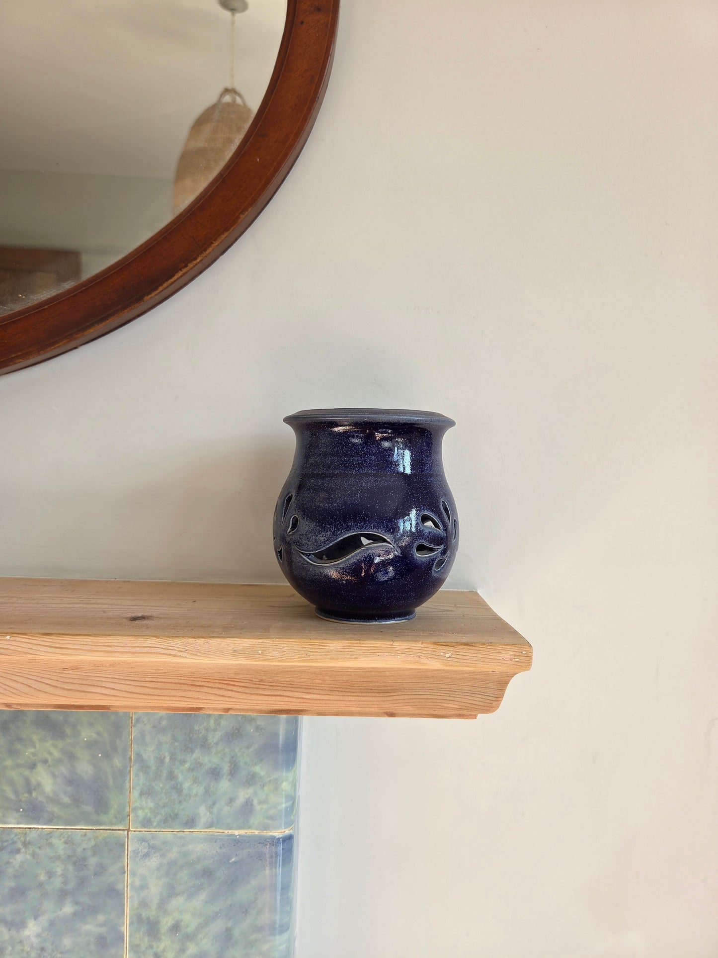 Vintage Studio Pottery Tealight Holder