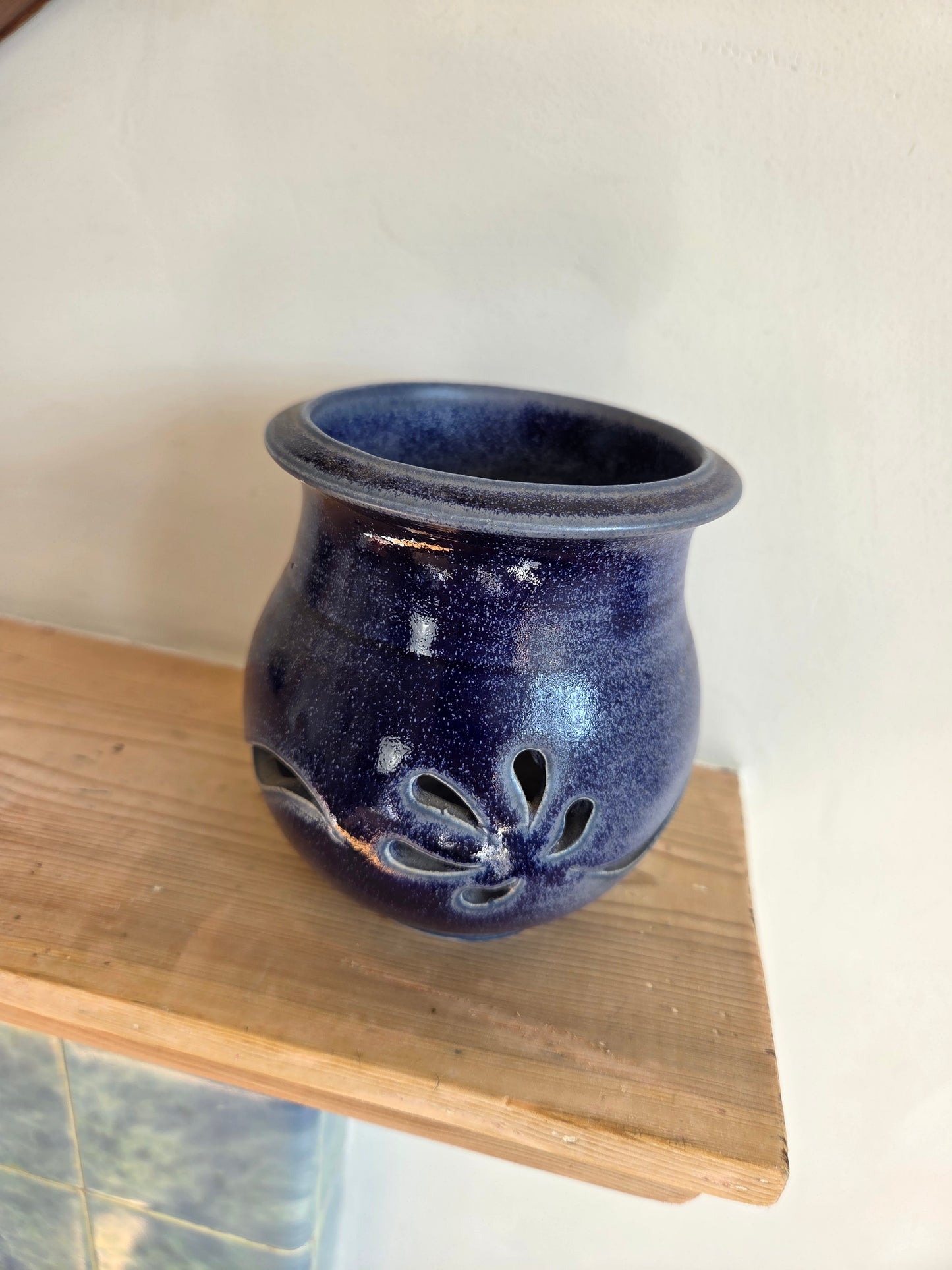 Vintage Studio Pottery Tealight Holder
