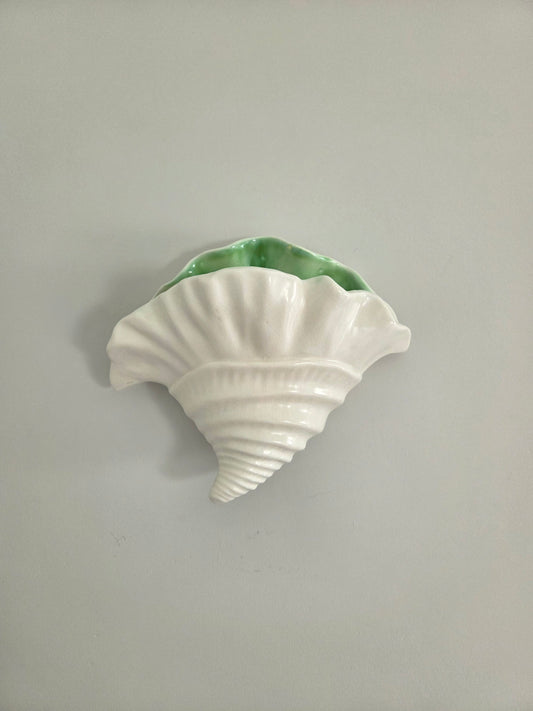 Vintage Shell Wall Vase