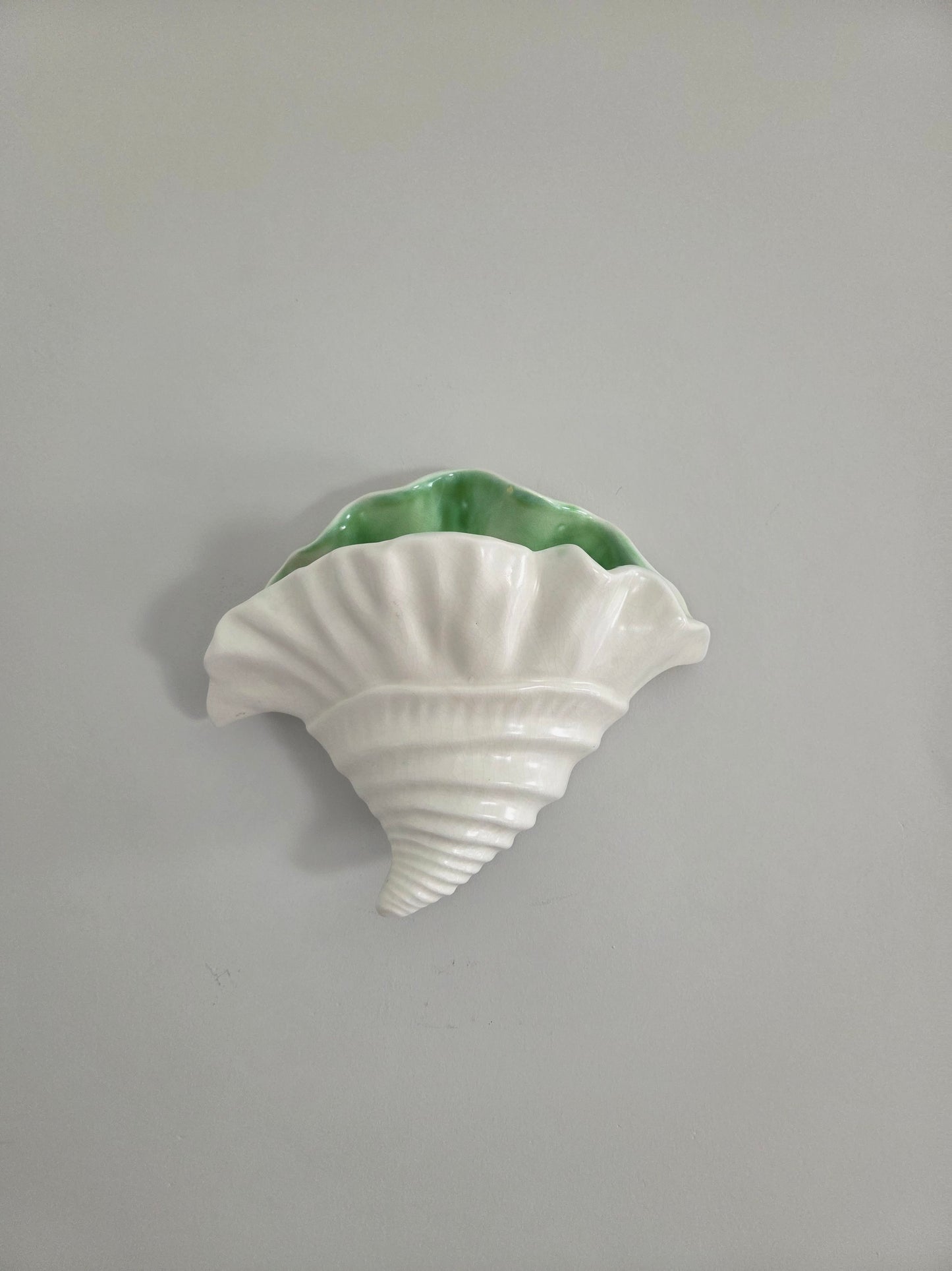 Vintage Shell Wall Vase