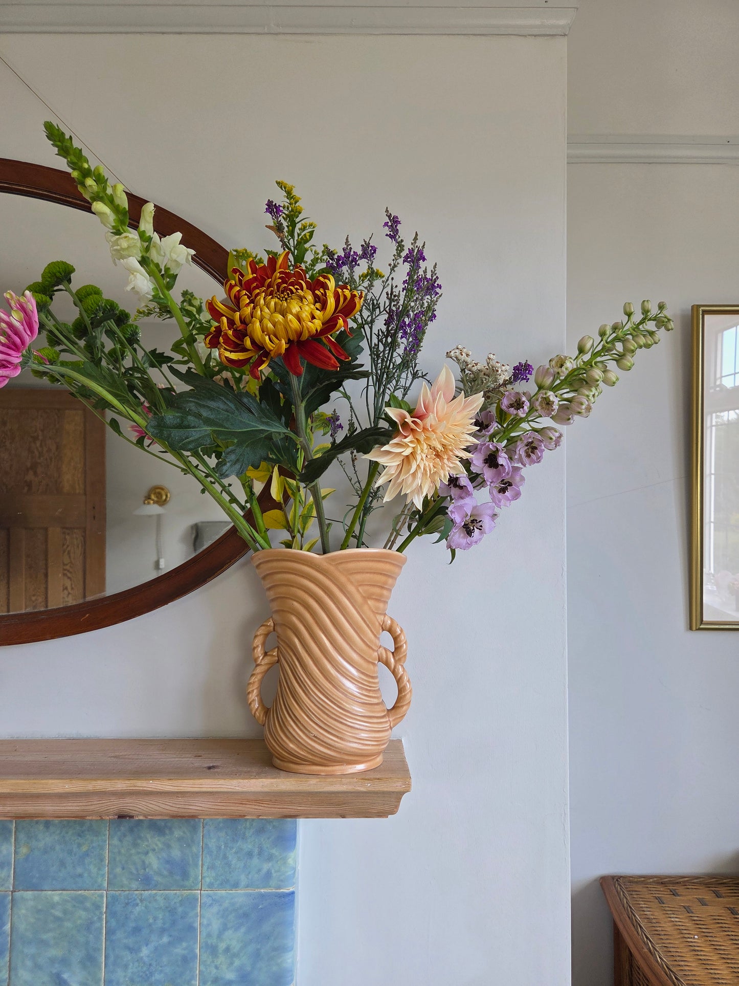 Vintage Rope Twist Vase