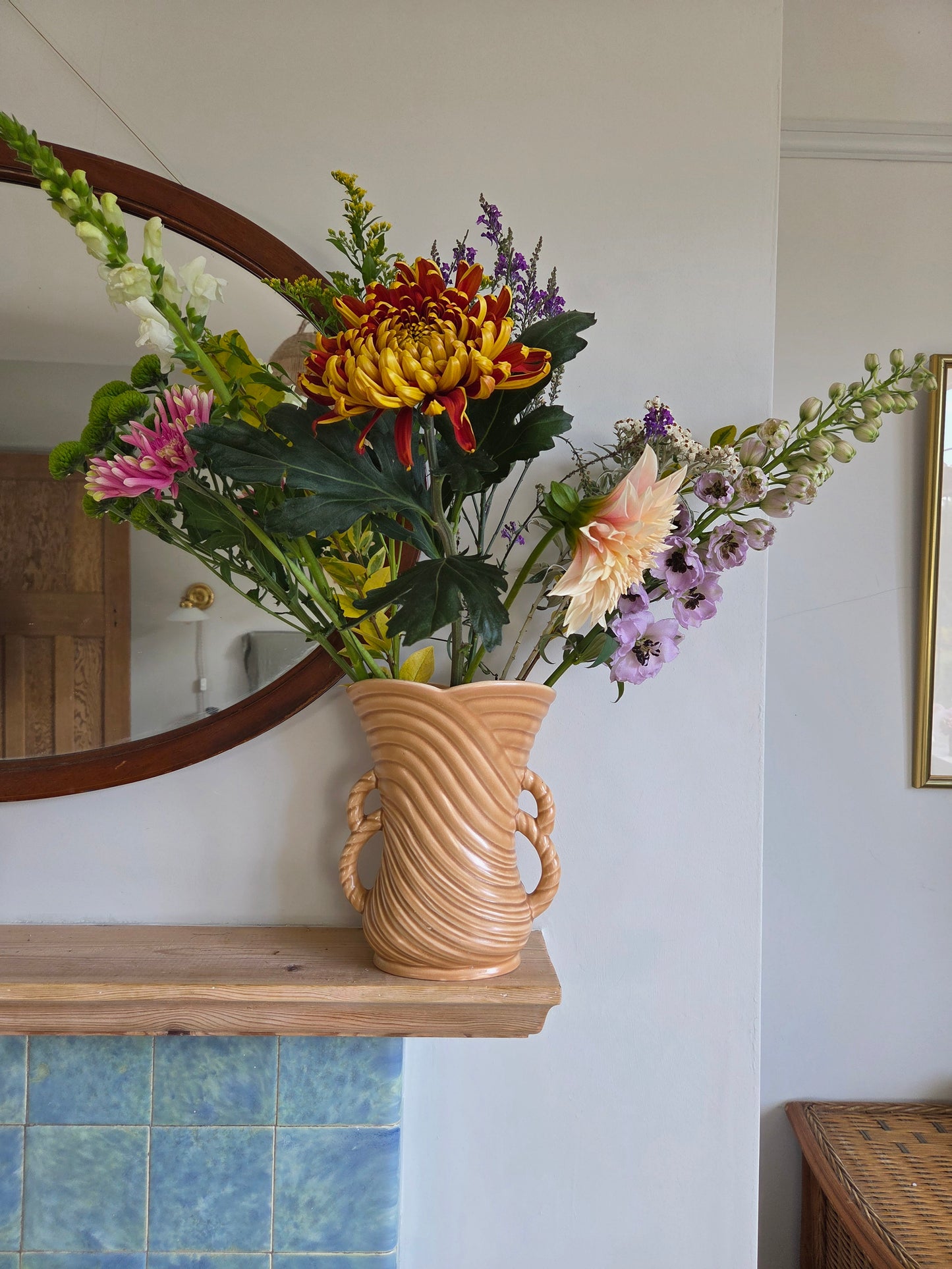 Vintage Rope Twist Vase