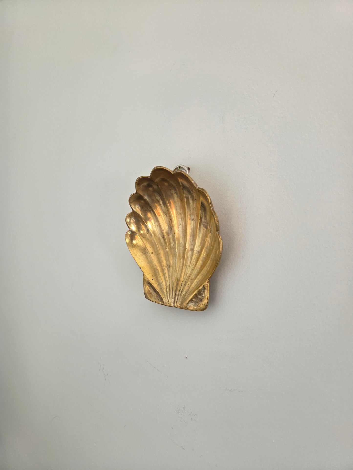 Vintage Brass Clam Shell