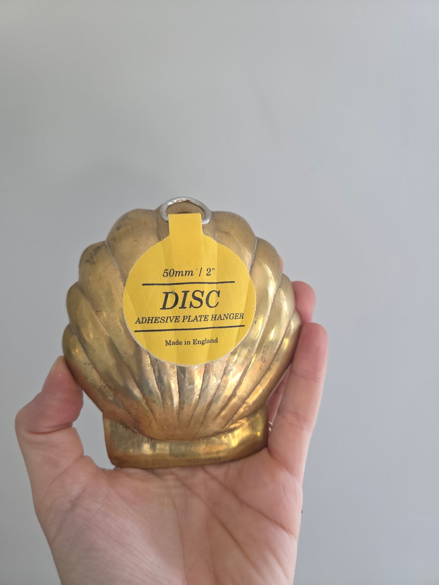 Vintage Brass Clam Shell