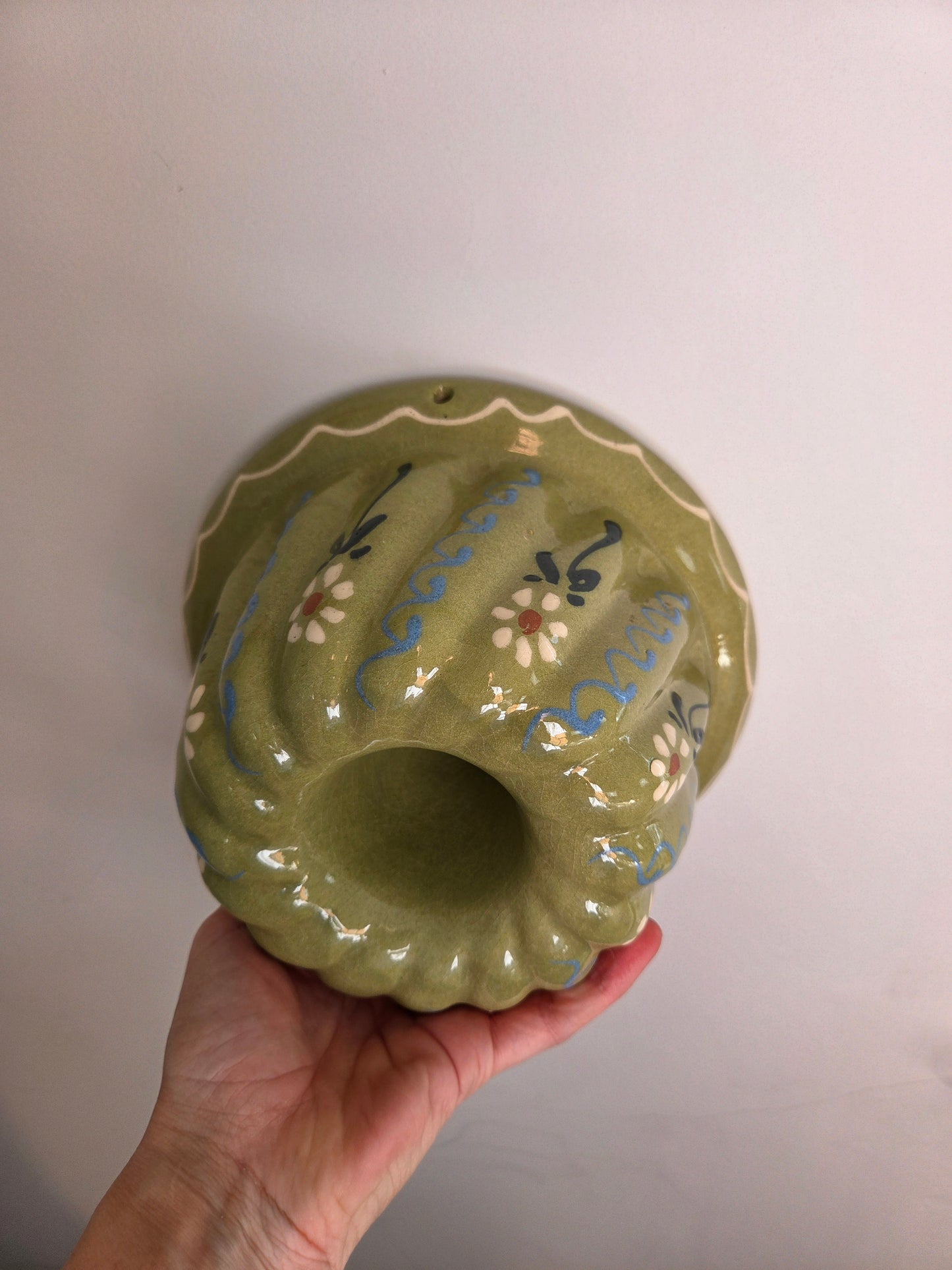 Large Green Gugelhupf Cake Mould