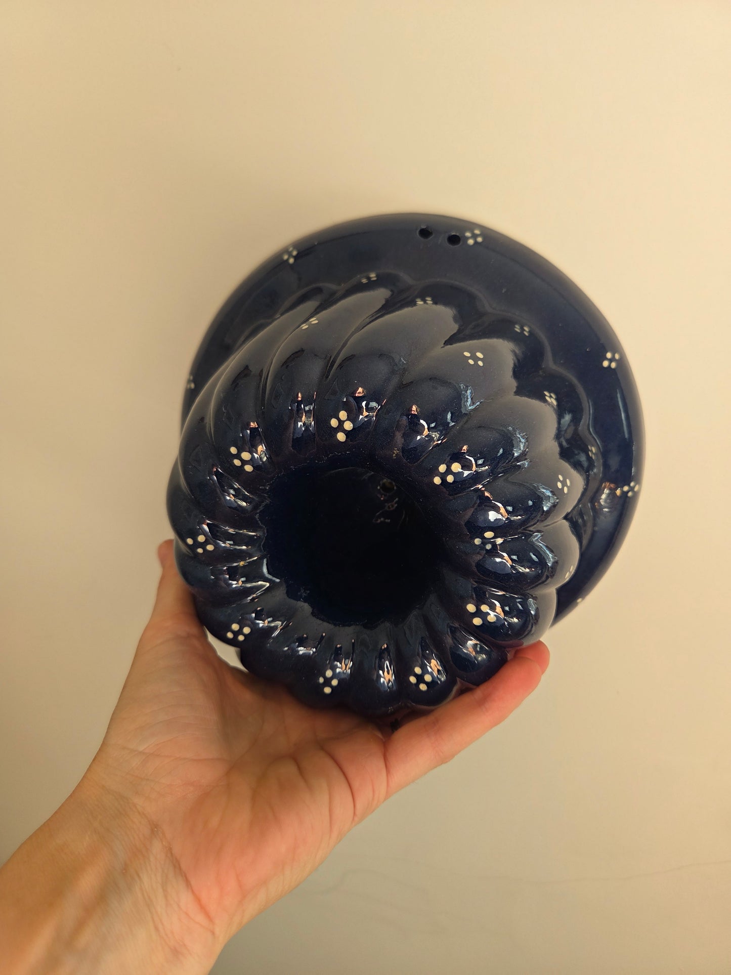 Large Vintage Blue Mould