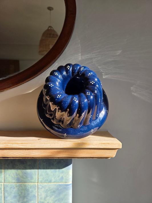 Large Vintage Blue Mould