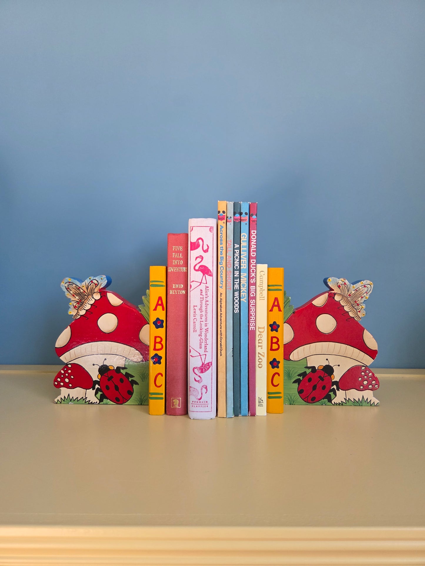 Vintage Mushroom Bookends