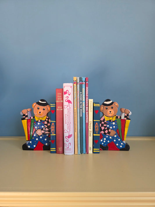 Vintage Bear Bookends