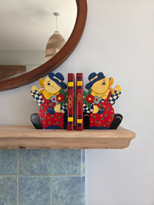 Vintage Duck Bookends