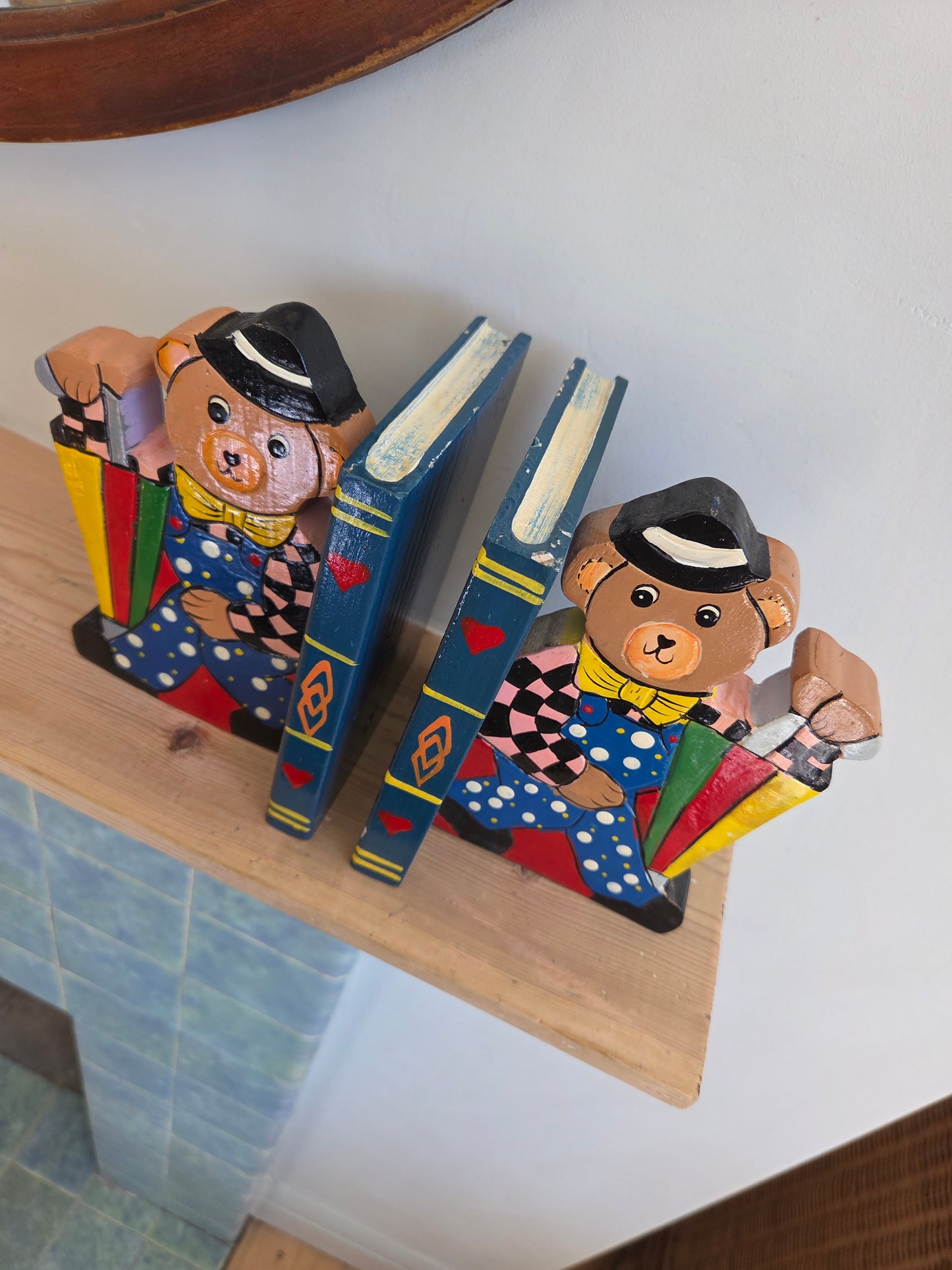 Vintage Bear Bookends