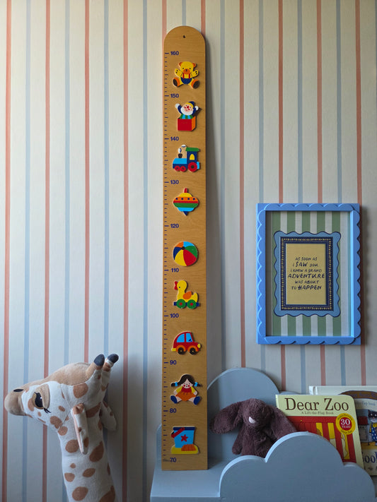 Vintage Toy Design Height Chart