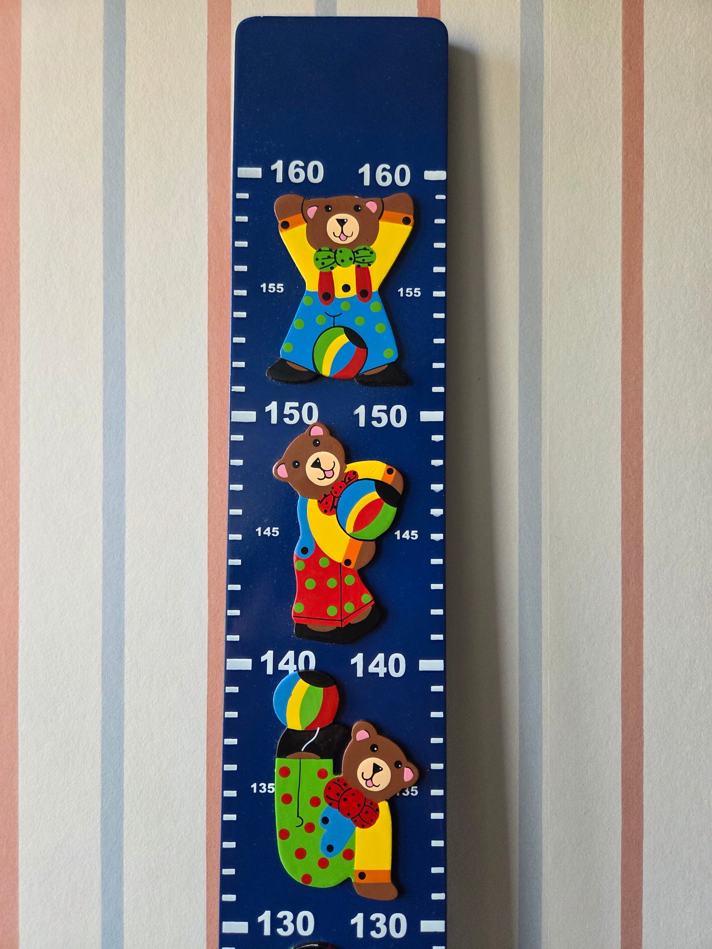 Vintage Bear Design Height Chart